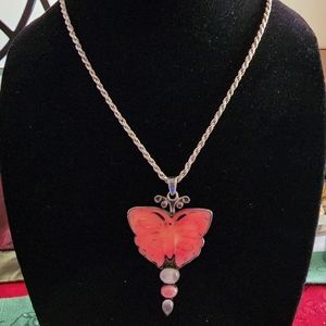 925 Aurafin rope necklace with pendant